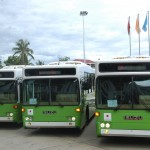 Express Bus Lane Trials in Vientiane